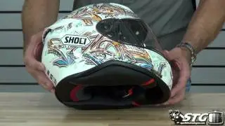Shoei RF-1200 Graffiti TC-6 Helmet Review from Sportbiketrackgear.com