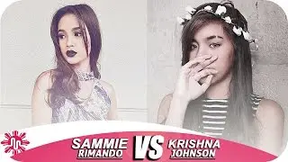 ★Sammie Rimando  VS Krishna Audrey Santos Johnson  l Musically Battle l