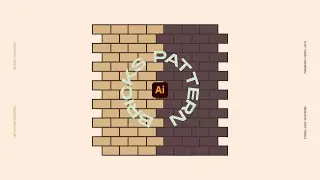 How to create bricks pattern - Adobe Illustrator Tutorial