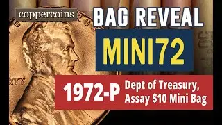 Coin Roll Hunt Reveal #MINI72 : 1972-P Dept of Treasury, $10 Mini Bag