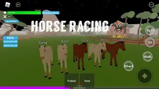 Roblox Animal Simulator | Horse Racing