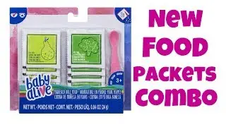 Baby Alive new food packet set now at hasbro baby Alive refill packs