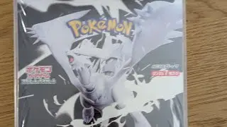 Opening up a white flare pokemon booster box (Japanese) #pokemon #unboxing