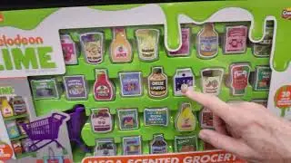 NICKELODEON MEGA SLIME 30 SCENTED BANANA PICKLES CHEESE LOLLIPOP NOODLES COCONUT ICE CREAM AND