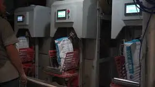 our factory/The sound of cement filling up a bag is really relaxing