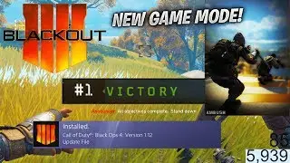 VICTORY IN NEW AMBUSH GAME MODE IN BO4 BLACKOUT! NEW UPDATE 1.12 IN BLACKOUT!