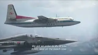1971 Korean Air Lines Fokker F-27 Hijack Attempt - Crash Landing Animation 