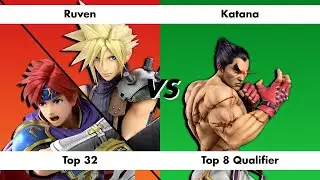 SSBU - NRW Cup x Crunch Cup - Top 8 Qualifier - Ruven (Roy, Cloud) Vs. Katana (Kazuya)