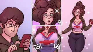 I Accidentally Opened a Transformation App&hellip; | TG TF Comic Dub 268