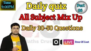 Daily live quiz!!!Maths Crush is going live!! #live #dailyquiz #student #viral #trending #daily