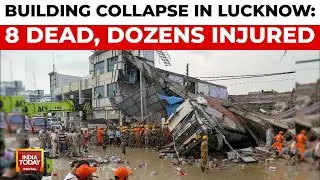 Deadly Building Collapse in Lucknow, 8 Dead, Dozens Injured, Rescue Underway