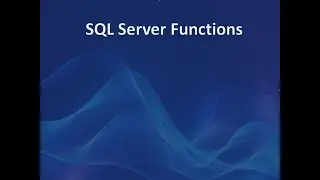 SQL Server Functions