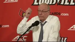 Jim Boeheim postgame news conference after Syracuse basketball at Louisville (2018)