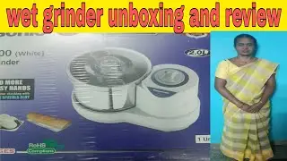 Penasonic  super wet grinder unboxing and review in tamil @RPJPVlogs