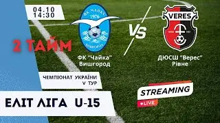 2 ТАЙМ. U-15 5 тур ЕЛІТ ЛІГА 14-30 ФК 