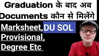 Sol Documents Required After Graduation: Complete Details