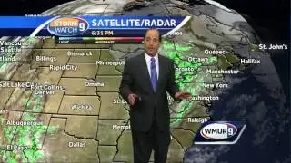 Slow-moving storm moves in