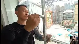 Glass Aluminum Works Tutorial | Paano Mag-install Ng H - Handle sa Glass Door Panel? 