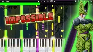 IMPOSSIBLE! PERFECT CELL THEME !! - Dragon Ball Z OST (Piano Cover Tutorial) [Synthesia]