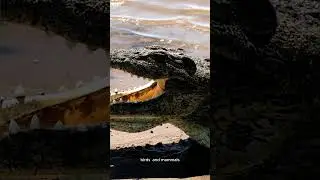 Crocodile Attack in the Wild &ndash; Fearless Predator in Action! #CrocodileAttack #WildlifePredator