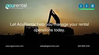 AcuRental is a software to manage ALL of your rental needs