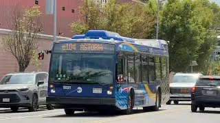 Nova lfs 9221 and new flyer xd40 7453 on the Q104