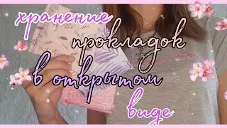 ||💫Хранение ПРОКЛАДОК в открытом виде🙈||1 часть ||