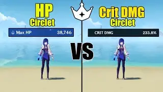 Yelan Crit DMG Circlet VS HP Circlet - BEST Build for Yelan?? // Genshin impact