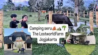 Camping ⛺️dibawah gunung Merapi “The lostworld” Cangkringan Jogjakarta 27.12.25 #campervan #camping 