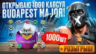 ОТКРЫТИЕ 1000 КАПСУЛ BUDAPEST MAJOR! АНАЛИЗ РЫНКА CS2!