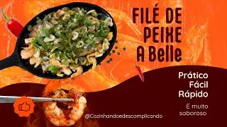 “FILÉ DE PEIXE À BELLE MEUNIÈRE: DELICADEZA E SABOR EM CADA MORDIDA!” #filedepeixeabellemeunièr
