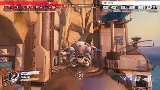 OWWC2018 Fury視点 韓国VS中国