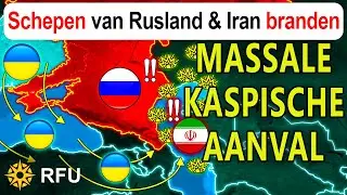 Russische olietankers en Iraanse raketschepen BRANDEN in de Kaspische Zee | RFU News