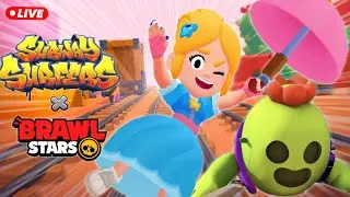 Subway Surfers Live Stream X Brawl Stars😱 HD 1080p