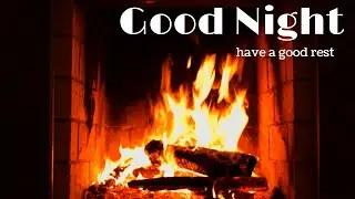 🔥 Fireplace 4K Fireplace video with burning logs Fireplace Ambience, Music