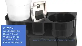 Custom Accessories black seat wedge cup holders 91125 from Amazon