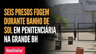 SEIS DETENTOS FOGEM DURANTE BANHO DE SOL EM PENITENCIÁRIA NA GRANDE BELO HORIZONTE