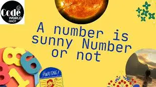 Java program to check a number is sunny number or not? #java #dsa #problem #algorithm #tutorial