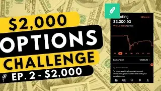 Call Credit Spreads and CPI data - $2k Robinhood Challenge Ep. 2