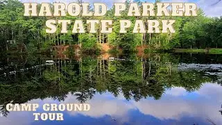 Harold Parker State Park Campground Tour on bike!