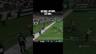 The ball got CTE too💥💀#Madden #HitStick #Fumble #FunnyGaming #Brainrot #YouTubeShorts #nfl #ball