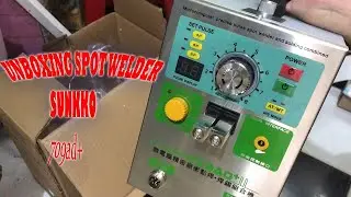 Mở hộp m&aacute;y h&agrave;n cell Sunkko 709AD+ - Unboxing Sunkko spotwelder