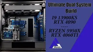 Ultimate Dual Pc in Corsair 1000D /Duel watercooling Loop (casemod)