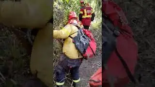 Incendio en Cholila 11/02/23 base puelo SPMF
