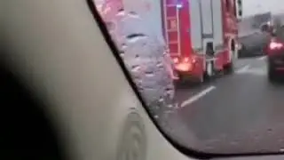 Auto ribaltata sulla superstrada 336 di Malpensa