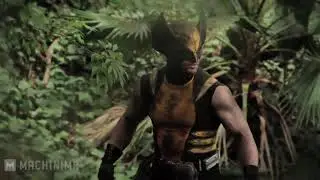 WOLVERINE vs  PREDATOR   Super Power Beat Down