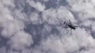 Helicopter Fly-OverHead In Austell In(HD) Austell,Ga. 8-5-2013
