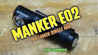 MANKER E02 - 180lm Single AAA- ANGLE HEAD