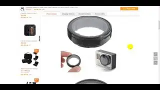 Фильтр УФ и защита объектива для камеры Go Pro Hero 3-4
