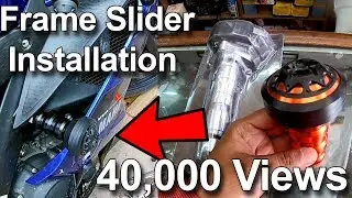 Just 1200Rs | Yamaha R15 V3 Frame Slider Installation| Universal Frame Slider for All bikes #Vlog-5